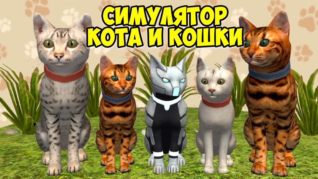 Симулятор КОТА и КОШКИленивые котики Cat Sim (кат сим)