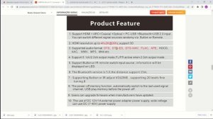 HD851BT - DAC 5 1/ DECODIFICADOR 5.1 / EXTRATOR DE ÁUDIO 5.1 para home theater DIY