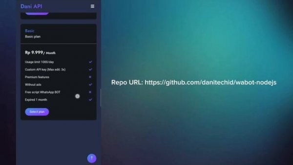 Script bot WhatsApp 90% no Encrypt terbaru - JavaScript (Node), library Baleys, dan database MongoD