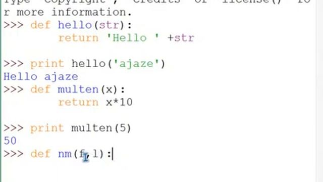 PYTHON PROGRAMMING TUTORIAL 13 PYTHON FUNCTIONS AND DEFAULT PARAMETERS in HINDI смотреть онлайн