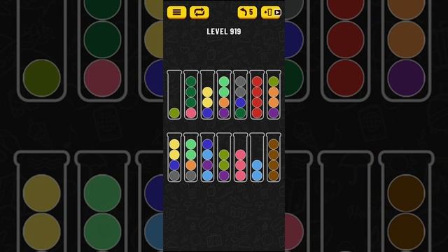 Ball Sort Puzzle - level 919 смотреть онлайн