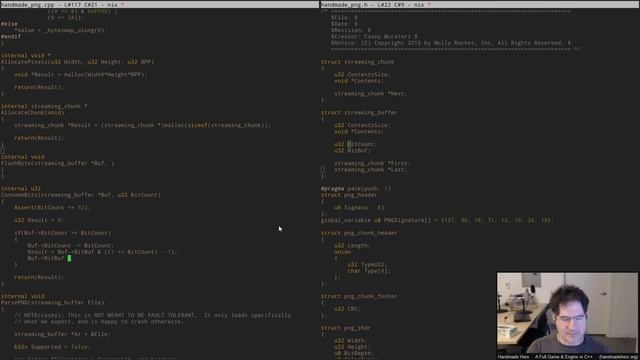 Handmade Hero Day 454 - Parsing ZLIB Headers смотреть онлайн