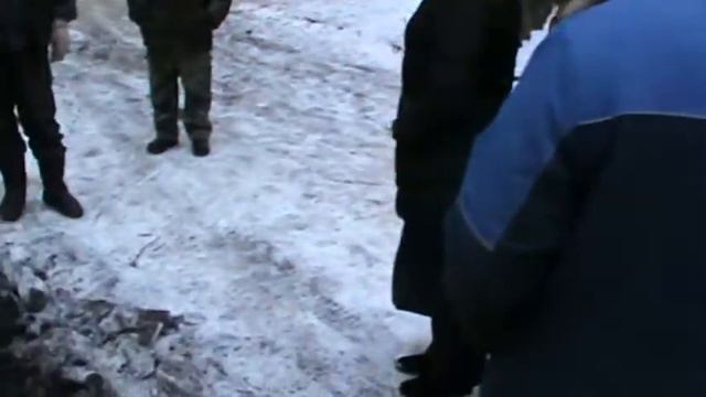 17.12.2013г. г.Балашиха.Без разрешения ведутся земляные работы в мкрн. 28 (Первомайский)