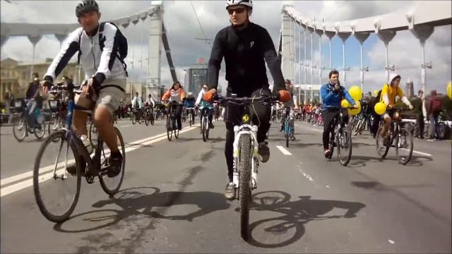 Московский Велопарад Let's bike it 28 мая 2017 смотреть онлайн