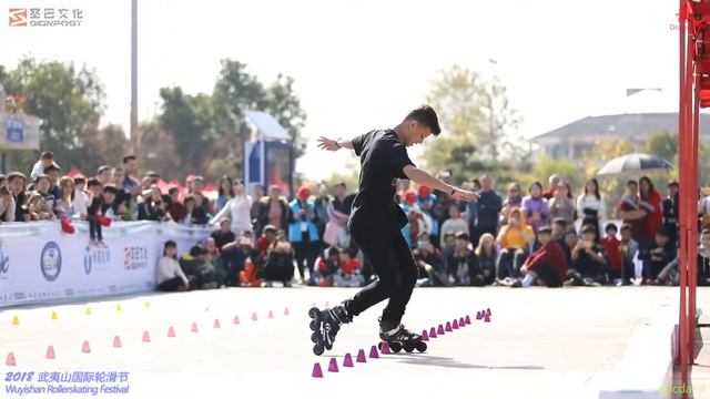 2018 WYSF 武夷山轮滑节 Senior Male Classic Slalom，7th+，Maxwell Santos，Brazil смотреть онлайн