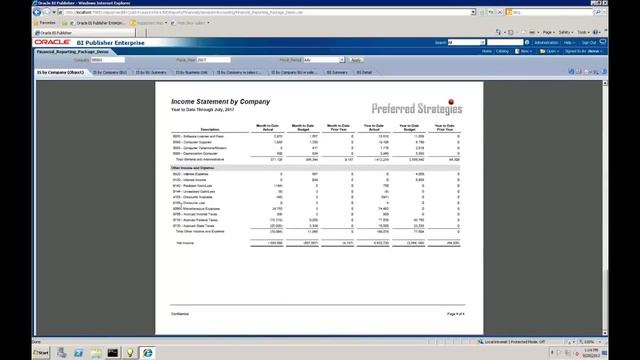 Oracle BI Publisher for JD Edwards - Part 3: Demo - Standalone - Financials смотреть онлайн
