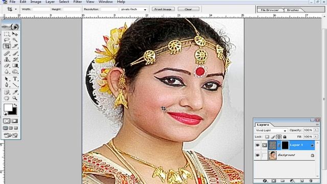 Photoshop 7 0 Photo Editing Face Cleaning in Photoshop I skin retouching I Photoshop tutorial смотреть онлайн