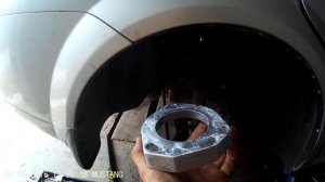 Установка задних проставок увеличения клиренса LACETTI  часть 1