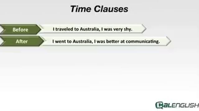 Time Clauses