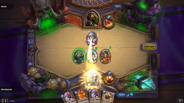 Hearthstone: Curse of Naxxramas -Gluth! смотреть онлайн
