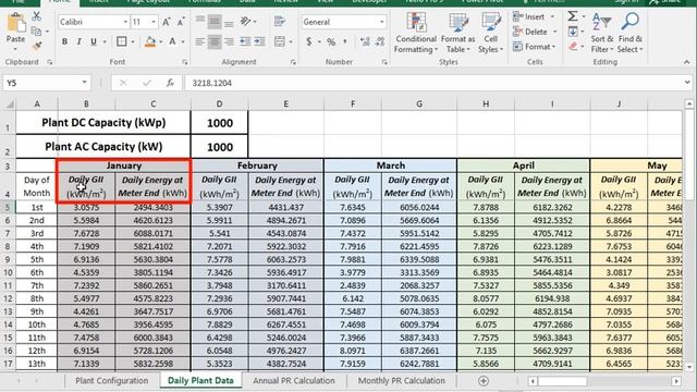 HOW TO CALCULATE PR IN MS EXCEL WITH SOLAR PLANT DATA смотреть онлайн