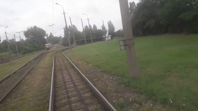 Кривой Рог Скоростной Трамвай едит в Кривом Роге