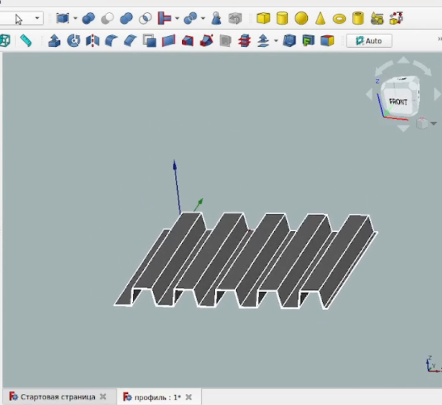 FreeCAD. Sketcher прямоугольный массив. Часть 2 смотреть онлайн
