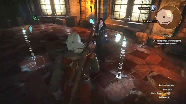 The Witcher 3: Help Yennefer Fix Megascope And Hunt Forktail , Yen Throws Geralt Into Sea Funny