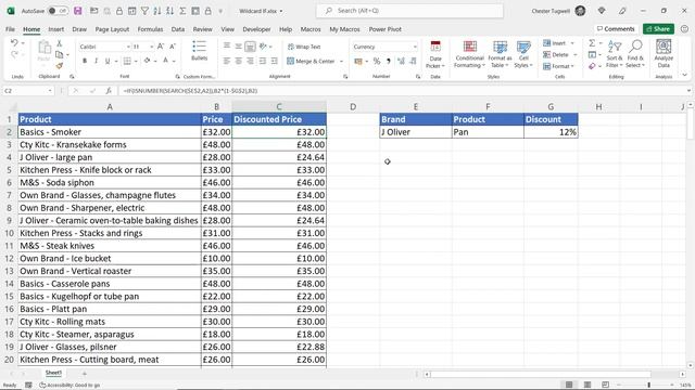 Excel Wildcard IF - NOT WORKING! | If Cell Contains Text Then... смотреть онлайн