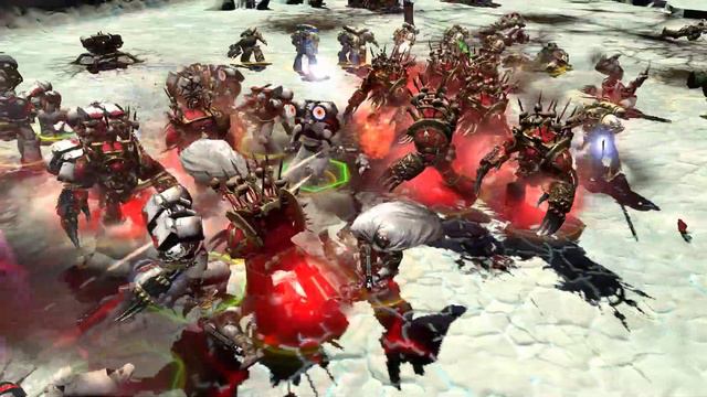 Khorne Berzerkers vs Space Marines! - Astartes Mod, Warhammer 40K: Dawn of War 2: Retribution смотреть онлайн