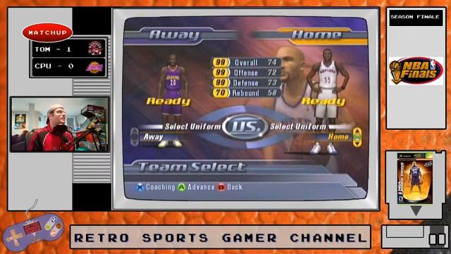 NBA Finals - Raptors vs Lakers - 3 Game Series - NBA Inside Drive 2004 - Xbox смотреть онлайн