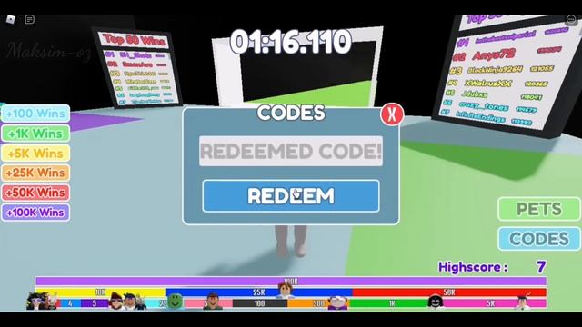 Все коды и новые коды Race Clicker | Roblox смотреть онлайн