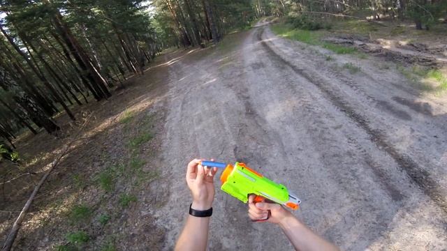 Обзор Бластера Нёрф(NERF) Zombie Strike Sidestrike смотреть онлайн