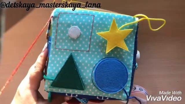 Развивающий кубик из фетра и хлопка своими руками /// Quiet cube смотреть онлайн