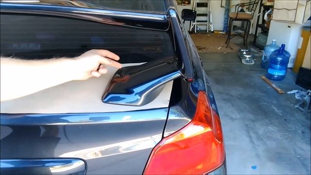 Installing STI WING on WRX 2015-2021 // How to Install смотреть онлайн