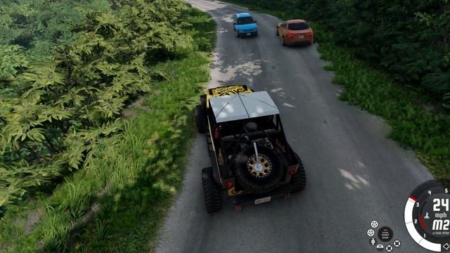 Driving across Jungle Rock Island in Beamng смотреть онлайн