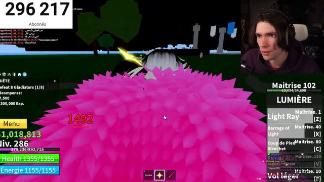 JE MANGE TOUT LES FRUITS DANS BLOX FRUITS ! смотреть онлайн