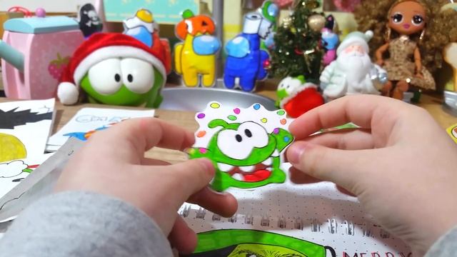 AMONG US и СКРЕПЫШИ 3! Новогодняя коллекция! МАСКИ! Бумажные сюрпризы! Выбери подарок на Новый Год смотреть онлайн