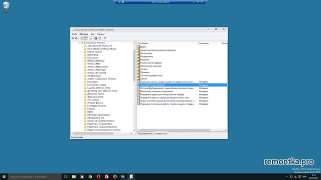 Как отключить защитник Windows 10 смотреть онлайн