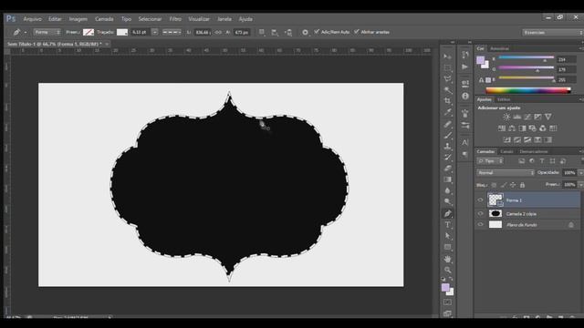 COMO CRIAR UM CONTORNO TRACEJADO OU PONTILHADO NO PHOTOSHOP смотреть онлайн