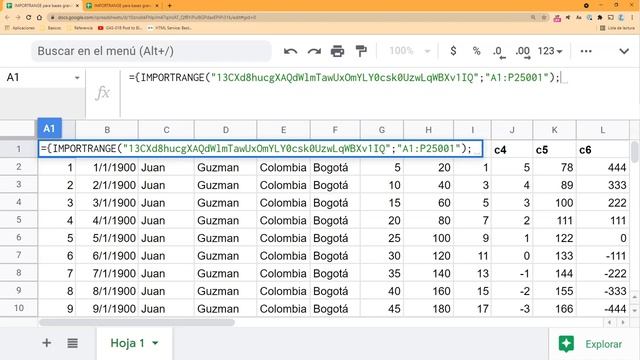 Cómo trabajar IMPORTRANGE para bases grandes en Google SHEETS смотреть онлайн