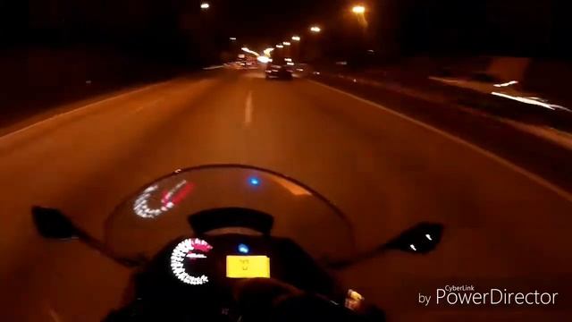 Hyosung GT650R Acceleration + Top Speed (Naza Blade)