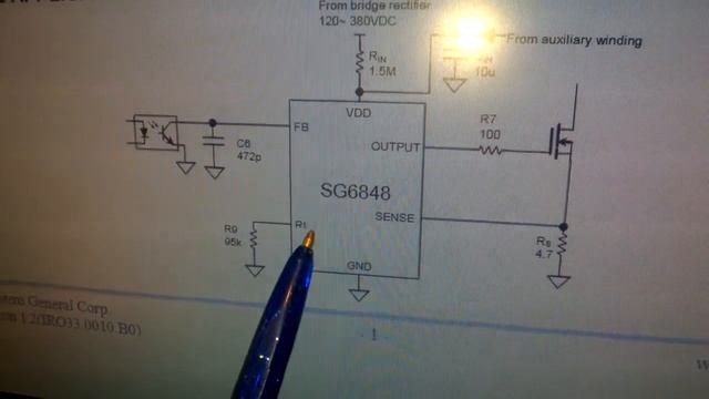 Замена шим FAN6754 на SG6848 смотреть онлайн