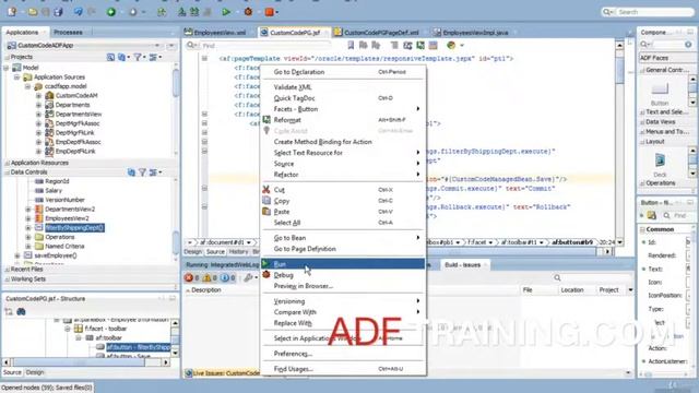 Write Code in VOImpl java Oracle ADF 12C for Beginners смотреть онлайн