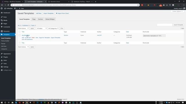 Save your own elementor template to online and use it any time any where- Avro смотреть онлайн