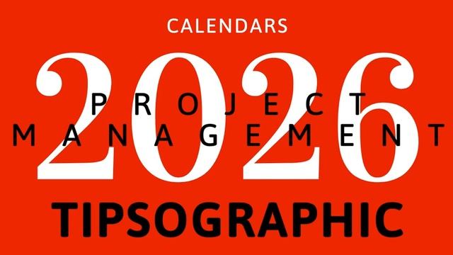 [FREE] Excel / Google Sheets Project Management Calendar Template 2026 смотреть онлайн