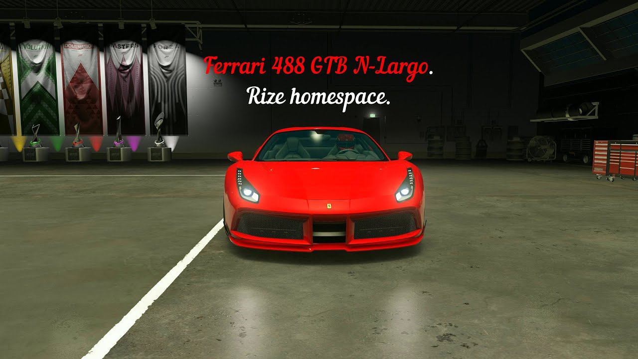 Ferrari 488 GTB N-Largo - Rize homespace | Assetto Corsa. смотреть онлайн
