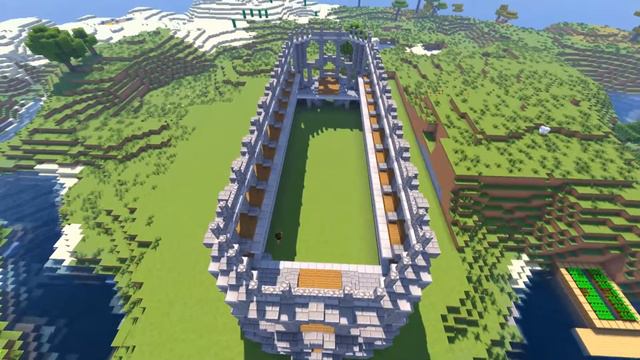 КОЛИЗЕЙ в МАЙНКРАФТ - Minecraft Timelapse - COLISEUM смотреть онлайн
