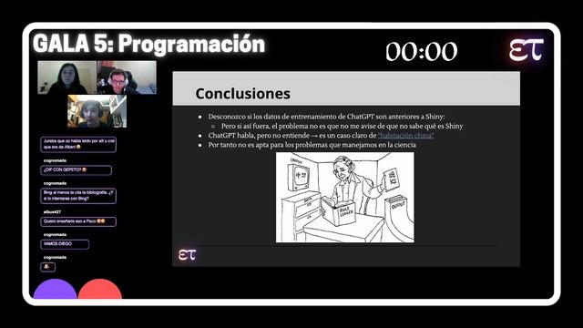 GALA 5 de ECUACIÓN TRIUNFO set.seed(2022) - 2x16 Psicometríes - CHATGPT Y PROGRAMACIÓN смотреть онлайн