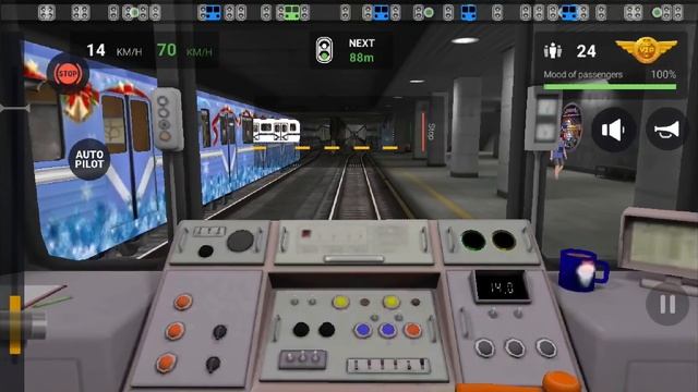 Subway Simulator 3D | Christmas Train | Android Gameplay | S9 Plus смотреть онлайн
