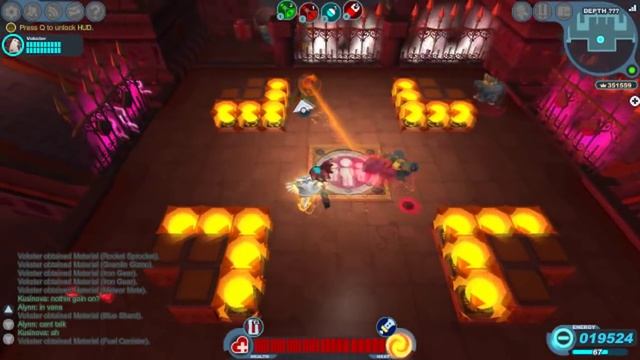 Spiral Knights - Solo - Operation Crimson Hammer (Depth 4) смотреть онлайн