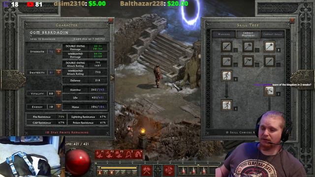 D2R SSF Barb Episode 3 (Normal Difficulty P8) смотреть онлайн
