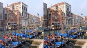 VR 3D фильмы - Венеция в 3D - Стерео ФОТО кино HDTV