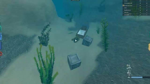 ROBLOX Под водой Собрали сокровища Продали и ныряем глубже Мультик игра как майнкрафт для детей Kid смотреть онлайн