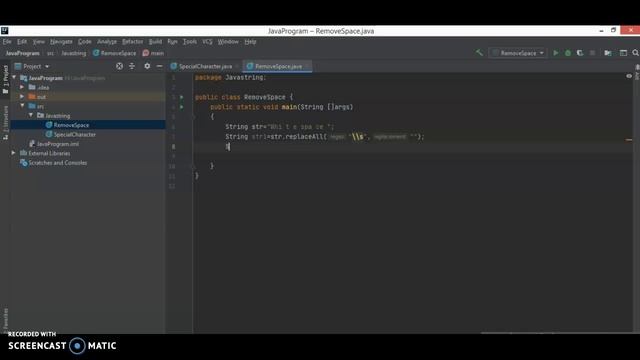 How to remove white space from given string смотреть онлайн