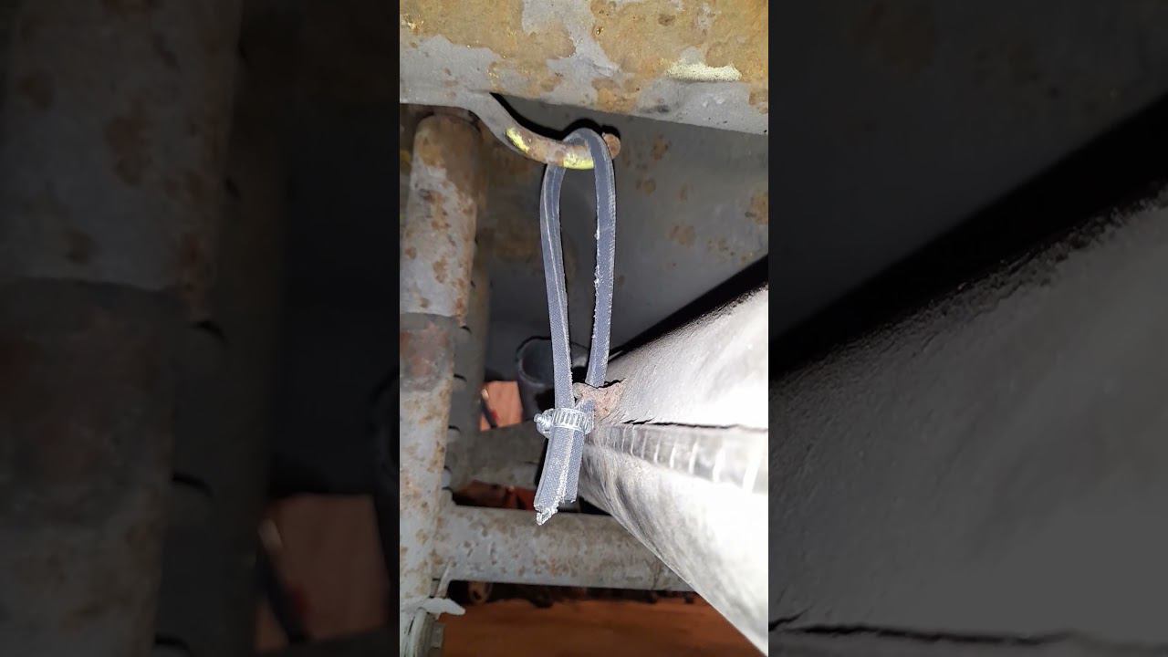 Лопнул подвес глушителя! Чем заменить - быстро, дешево и надежно