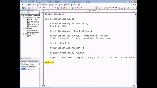 Excel VBA Introduction Part 39 - Dictionaries смотреть онлайн