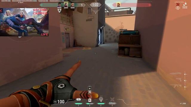 Low Elo Me Full Throw | Valorant Live смотреть онлайн