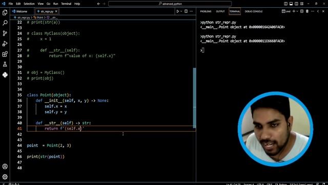Object String Representation in Python | Advanced Python Series | __str__ and __repr__ methods смотреть онлайн
