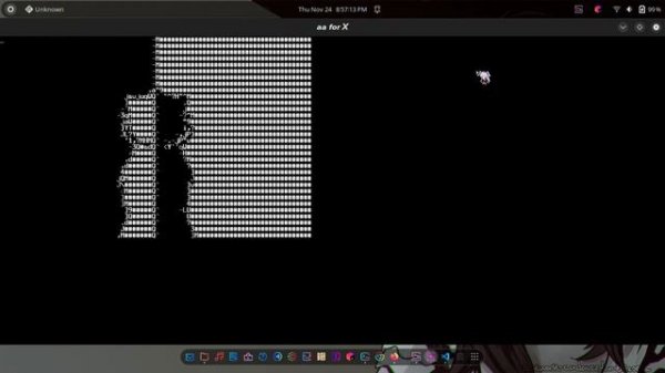 Bad apple on Linux CVLC